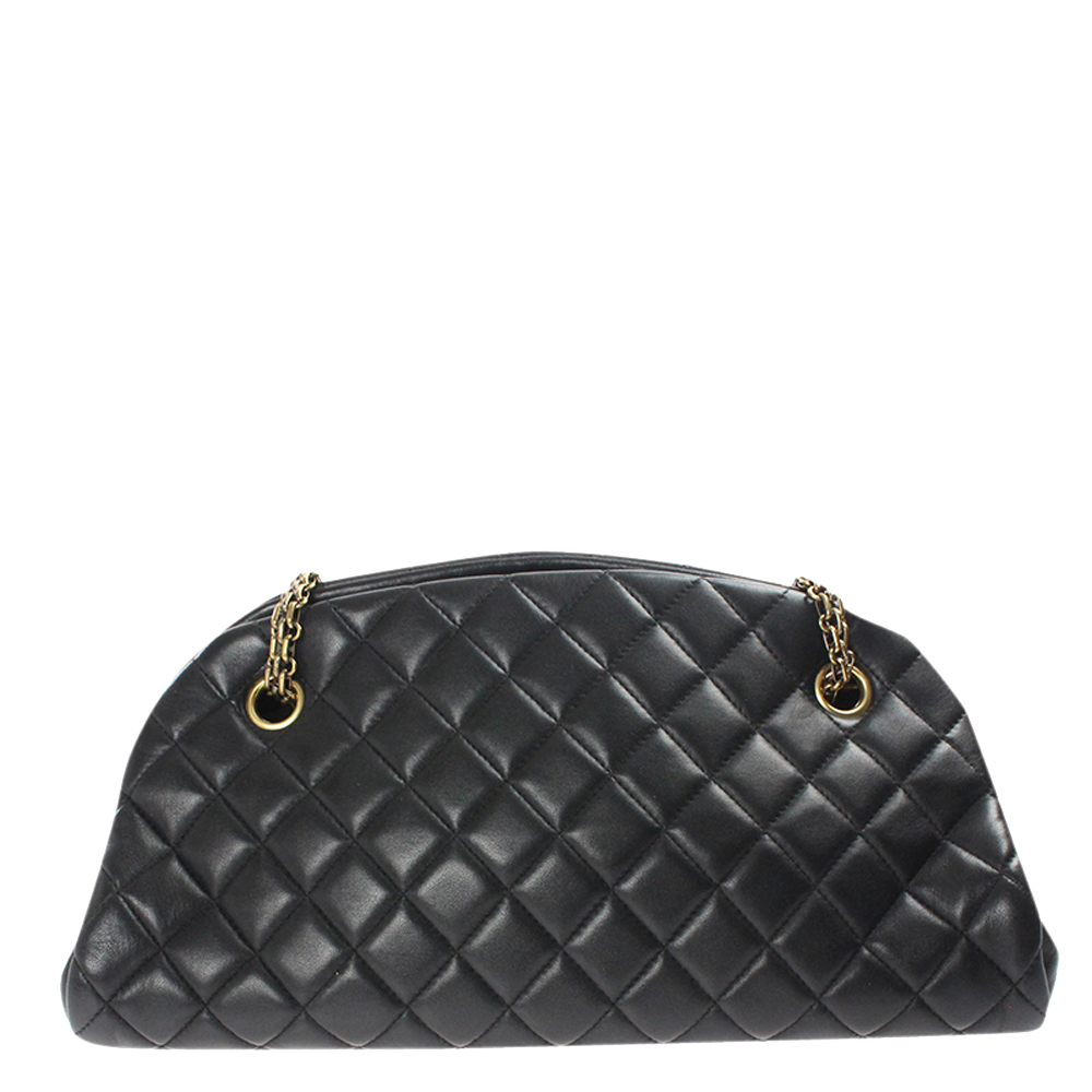 

Chanel Black Leather Just Mademoiselle Bag