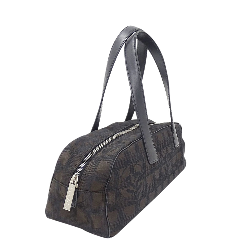 

Chanel Black Nylon Travel Line Duffel Bag