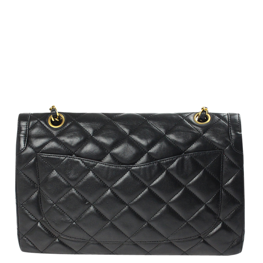 

Chanel Black Leather Diana Flap Bag