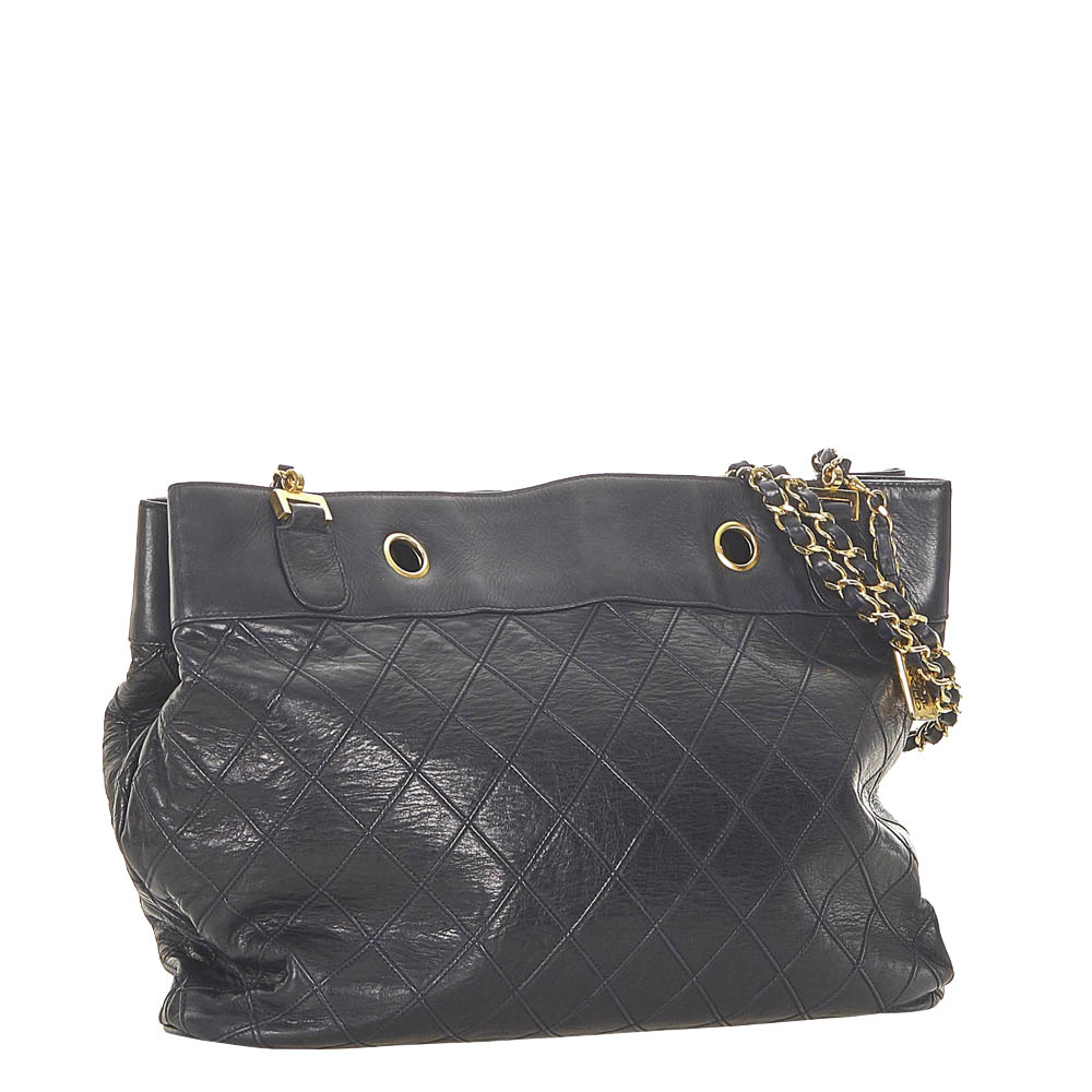 

Chanel Black Quilted Leather Shoulder Bag