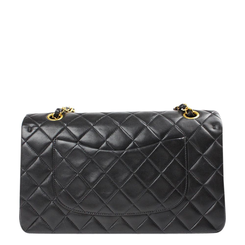 

Chanel Black Quilted Leather Classic Double Flap Bag