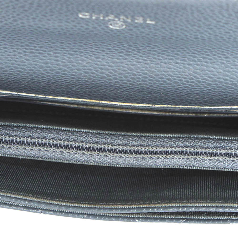 

Chanel Black Caviar Leather CC Wallet