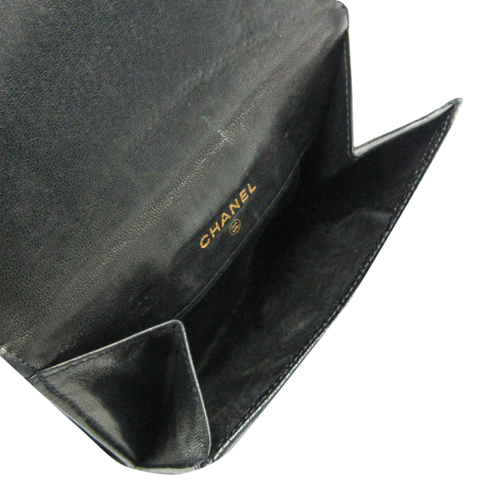 

Chanel Black Caviar Leather CC Wallet