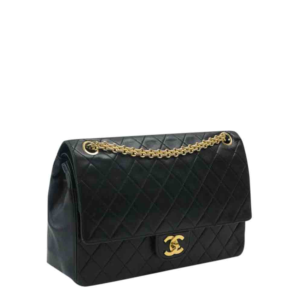 

Chanel Black Leather Classic Flap Bag
