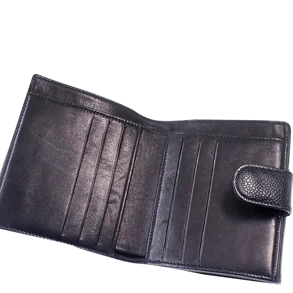 

Chanel Black Caviar Leather CC Wallet