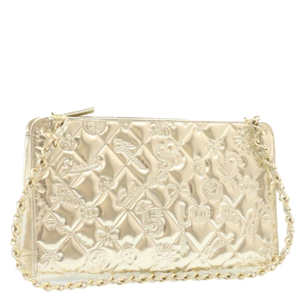 

Chanel Ivory Leather Vintage Shoulder Bag, White