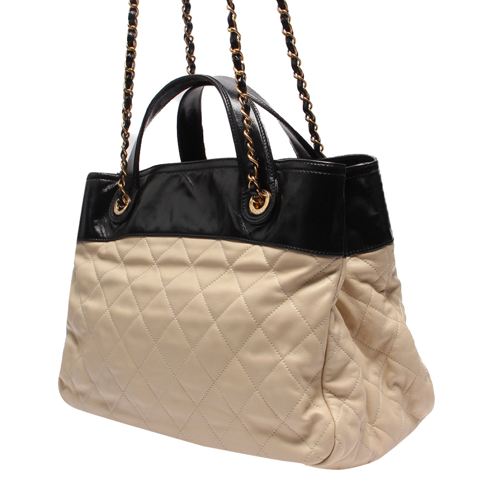 

Chanel Beige Leather In The Mix Shoulder Bag