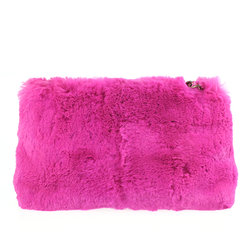 

Chanel Pink Fur Vintage Shoulder Bag