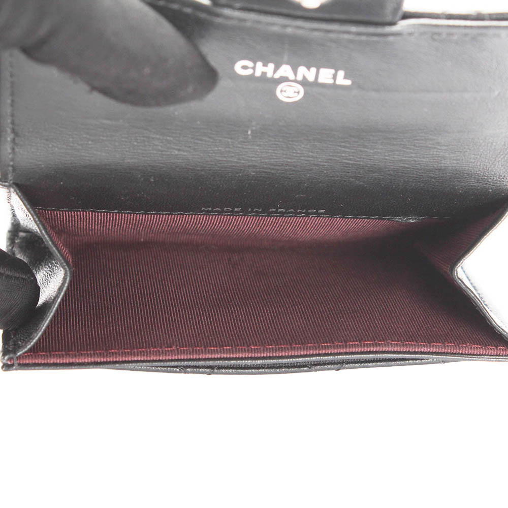 

Chanel Black Matelasse Leather CC Wallet