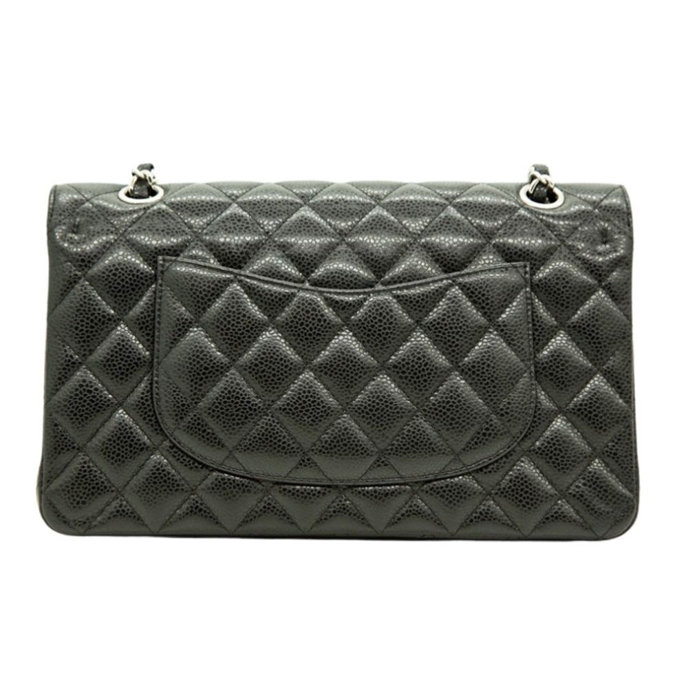 

Chanel Black Leather Medium Classic Double Flap Bag