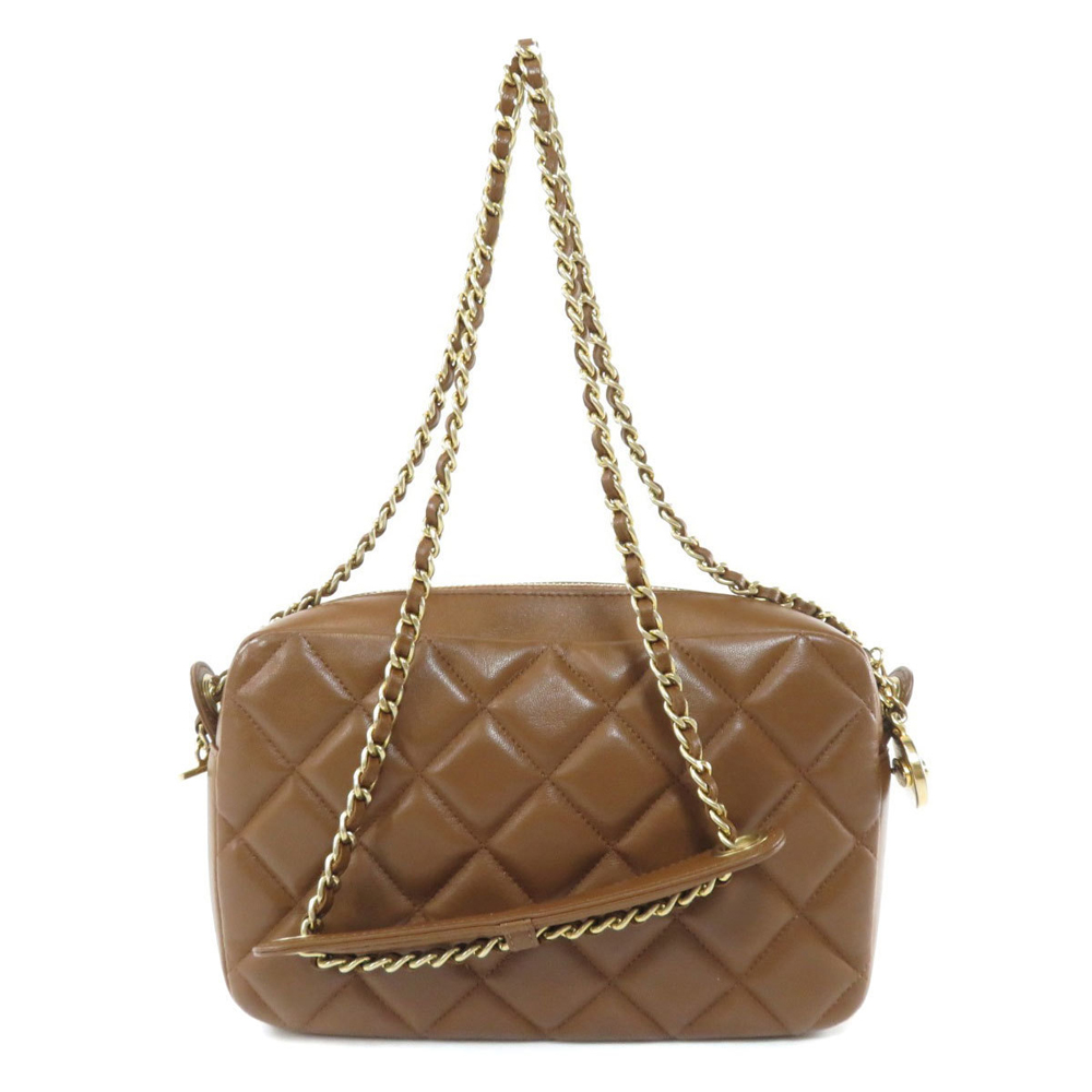 

Chanel Brown Calf Leather Shoulder Bag