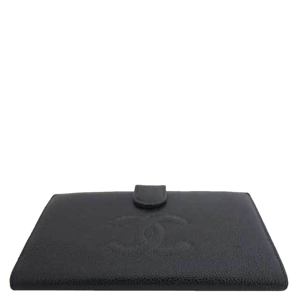 

Chanel Black Caviar Leather French Wallet