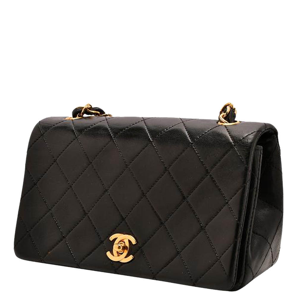 

Chanel Black Leather Shoulder Flap Bag