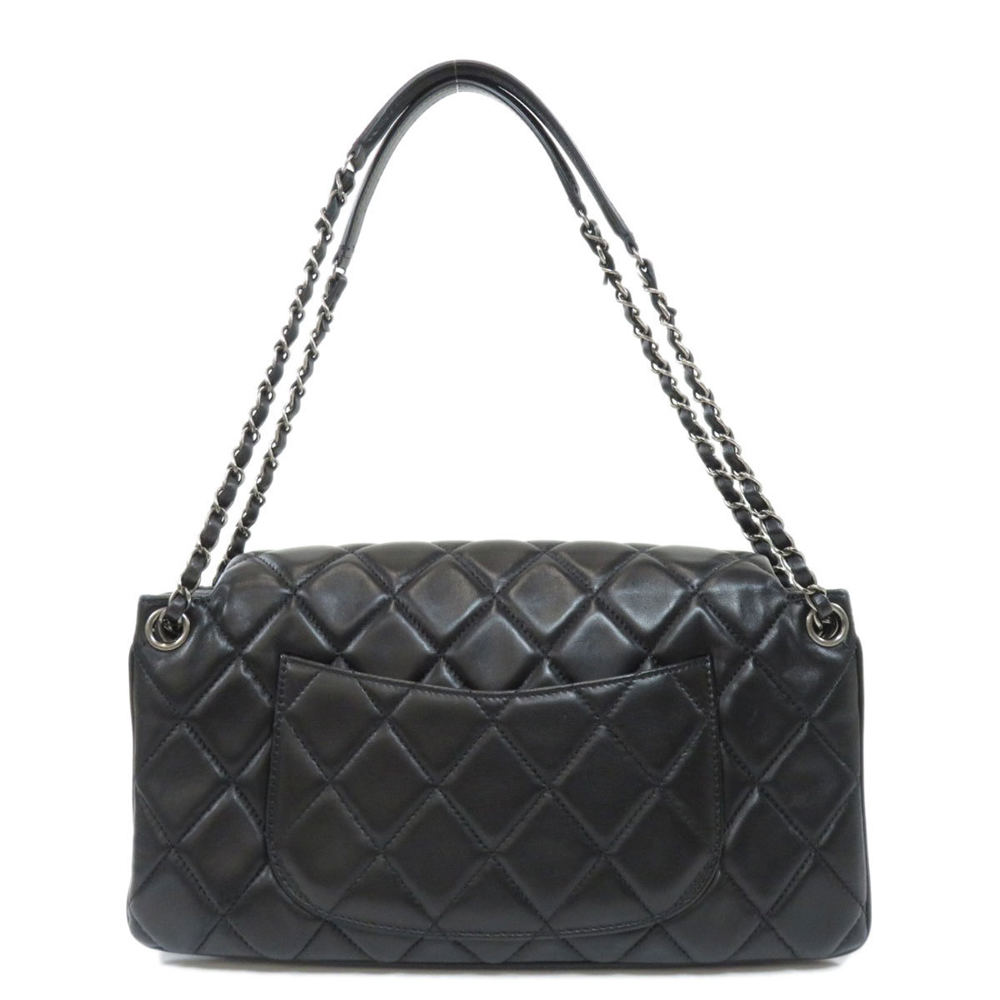 

Chanel Black Quilted Leather Vintage Flap Bag