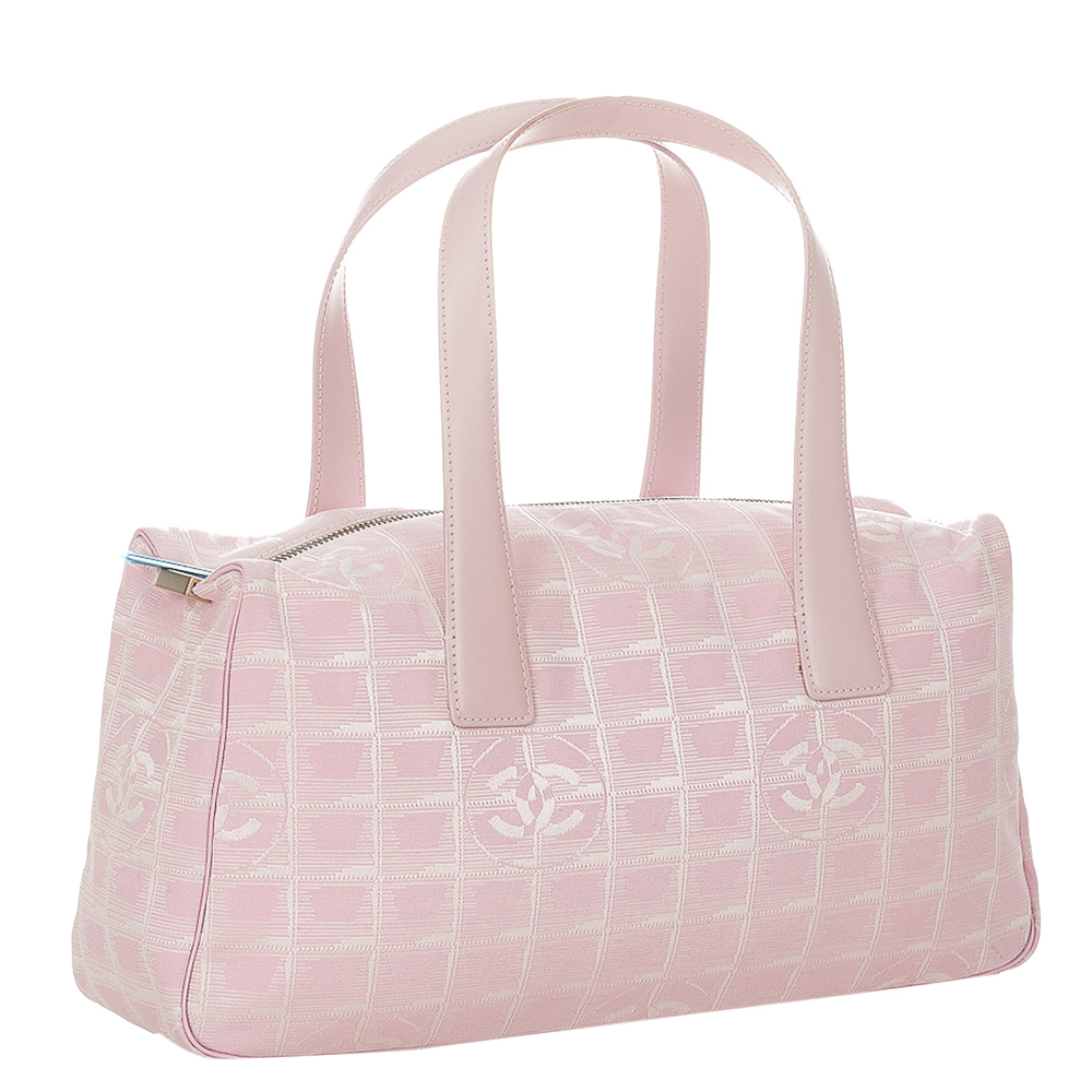 

Chanel Pink Nylon Travel Line Bag