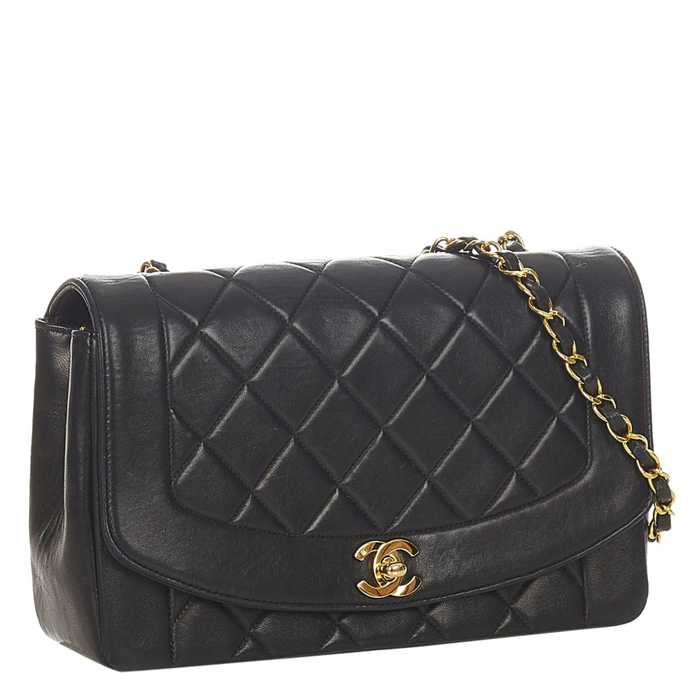 

Chanel Black Diana Flap Bag