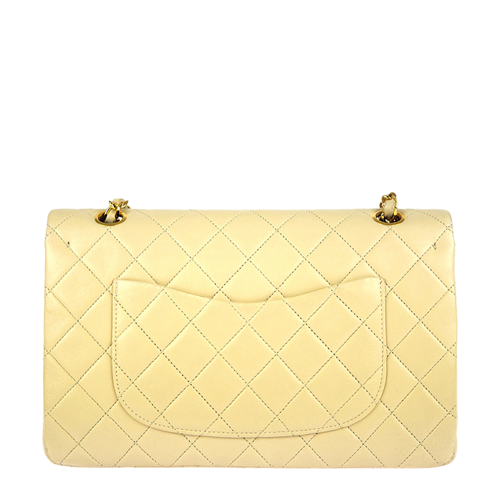 

Chanel Beige Quilted Leather Classic Double Flap Bag