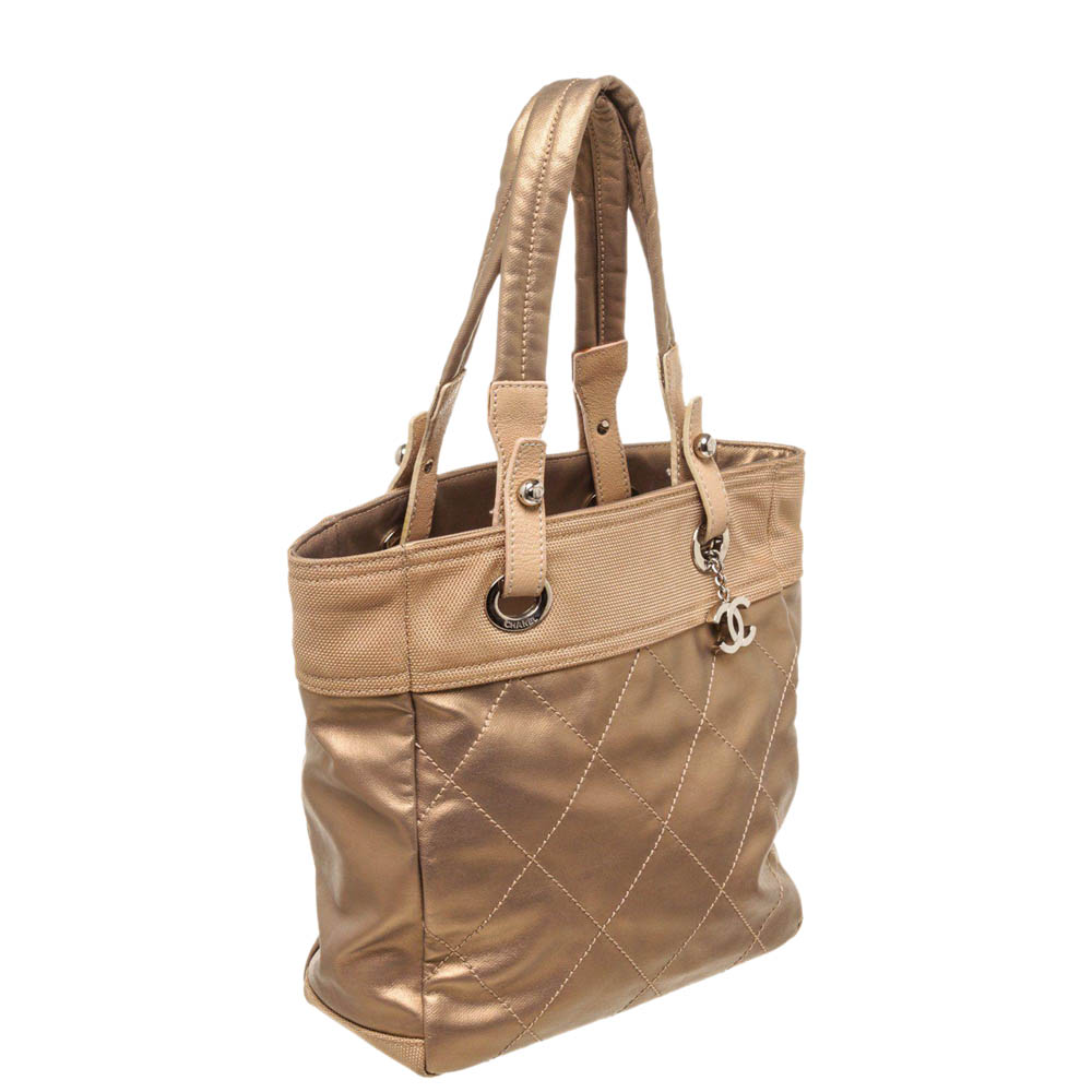 

Chanel Brown Leather Paris Biarritz Tote Bag