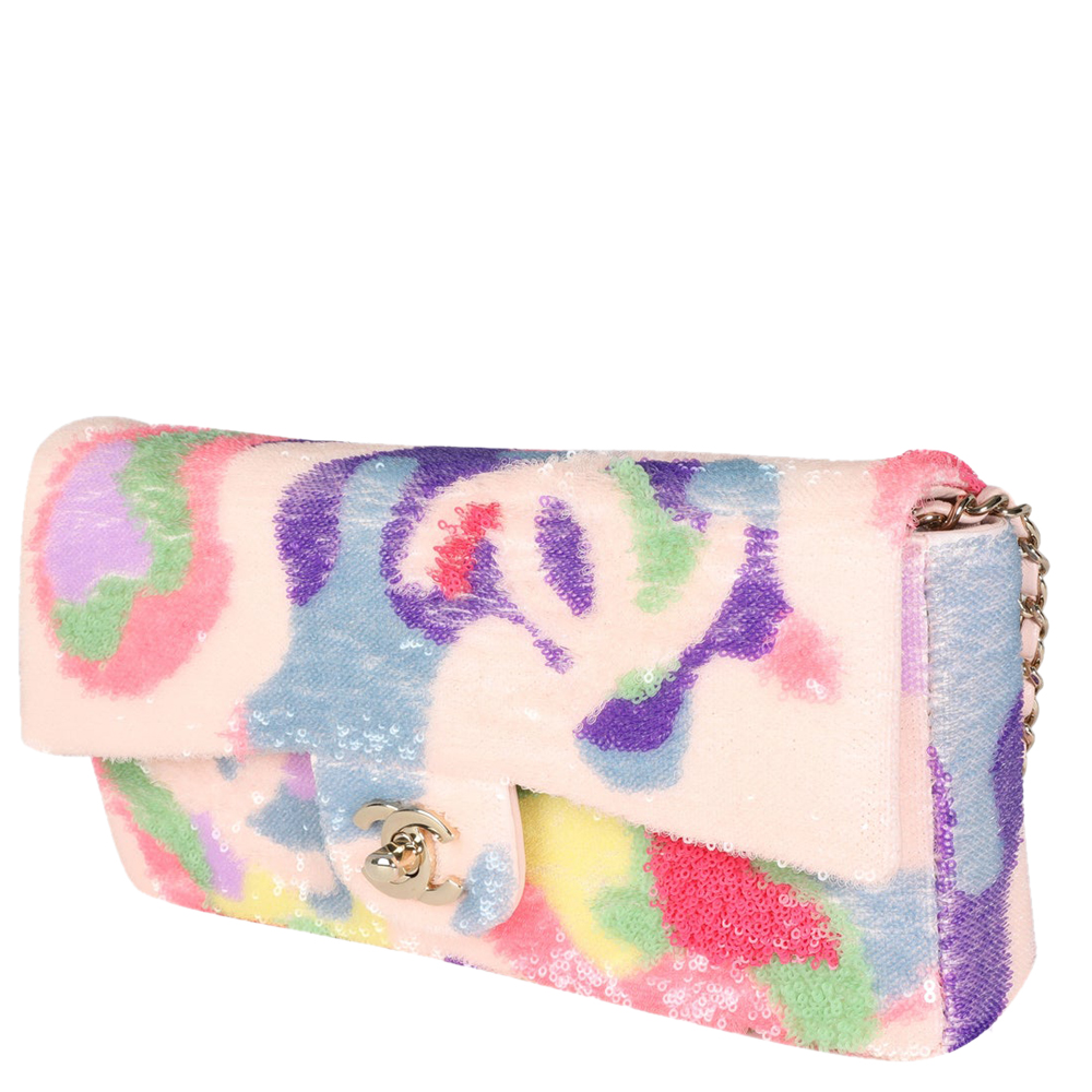 

Chanel Multicolor Sequin Camouflage Single Flap Bag