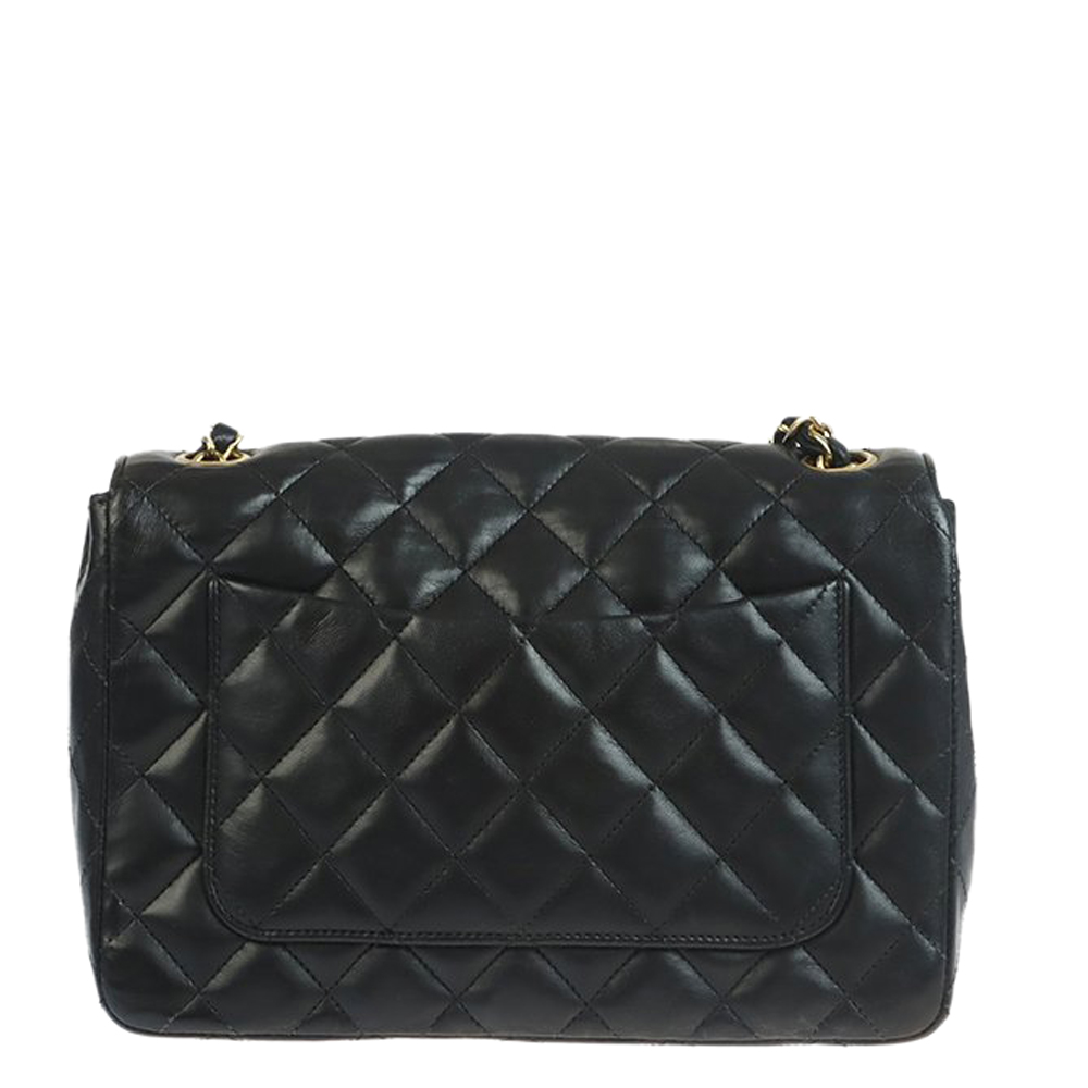 

Chanel Black Quilted Leather Vintage Flap Bag