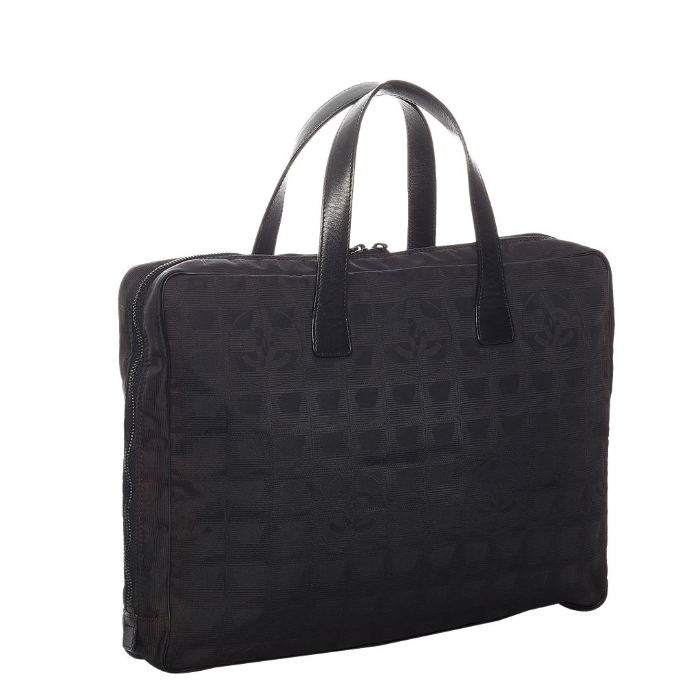 

Chanel Black Nylon New Travel Line Duffel Bag