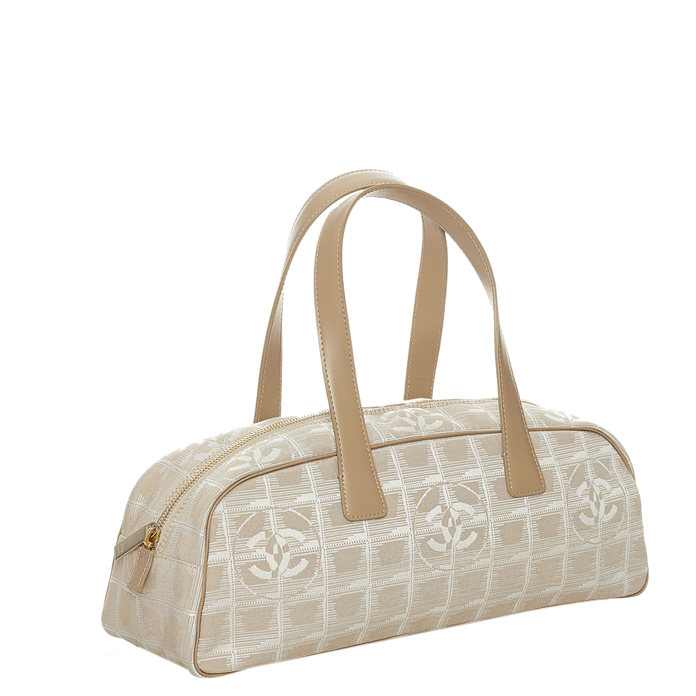 

Chanel Beige Nylon Travel Line Duffle Bag