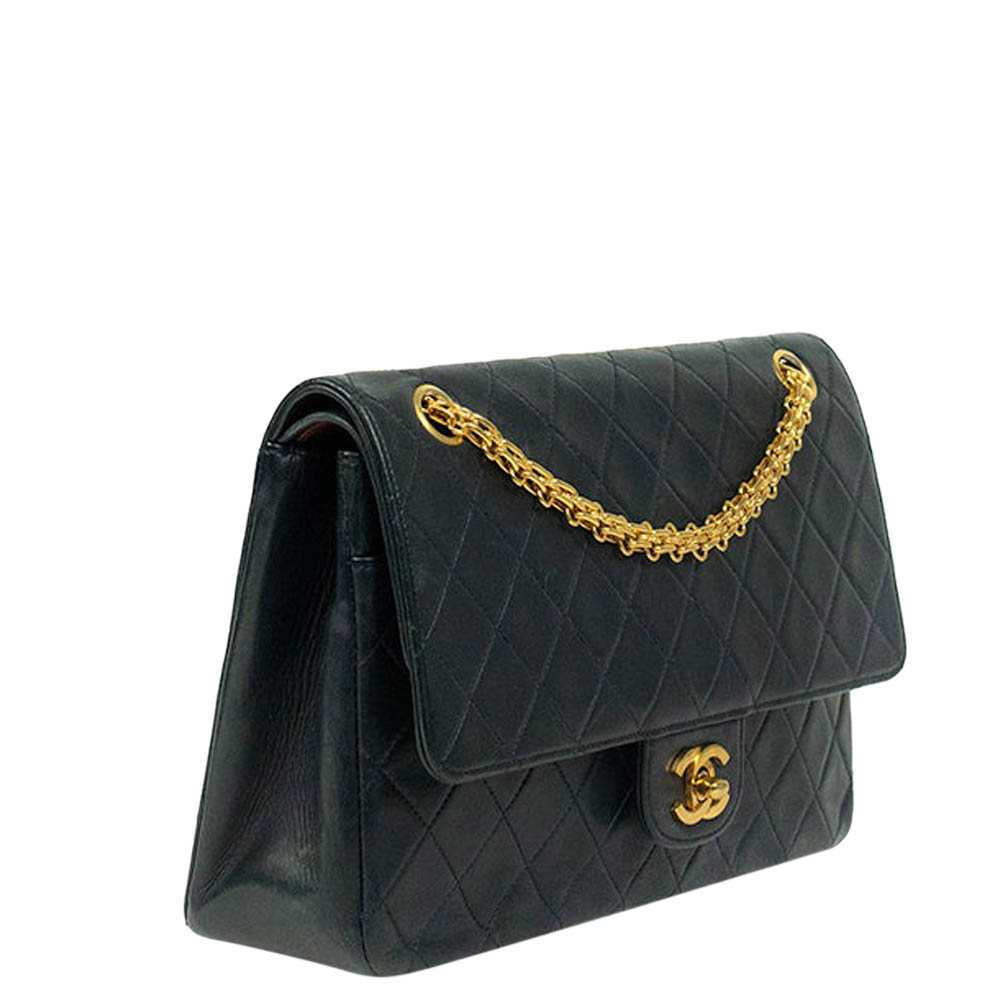

Chanel Black Leather Timeless Shoulder Bag