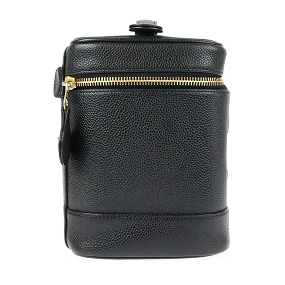 

Chanel Black Leather CC Vanity Case