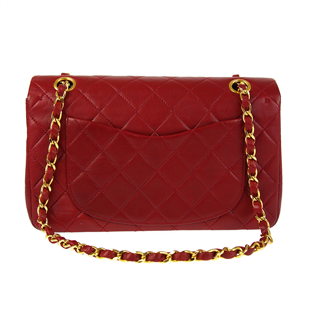 

Chanel Red Quilted Leather Classic Double Flap Bag