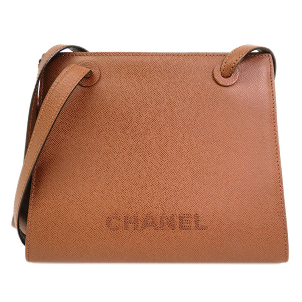 مملوكة مسبقًا حقيبة كتف شانيل كافيار بني