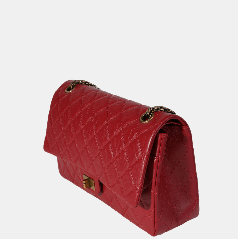 

Chanel Calf Leather  Reissue 2.55 Shoulder Bags, Red