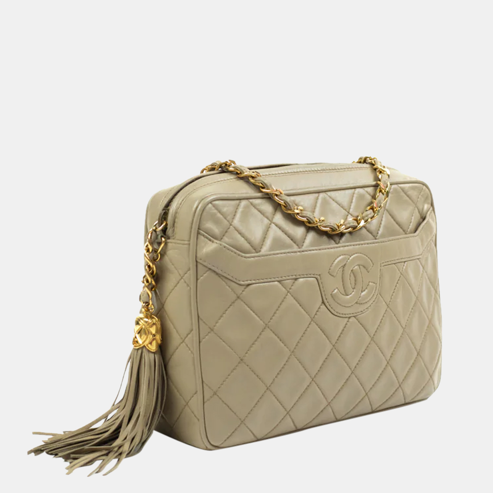 

Chanel Vintage Shoulder bag in Beige Leather