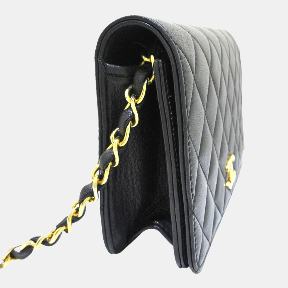 

Chanel Black Quilted Lambskin Flap Bag