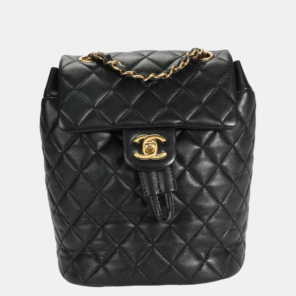 

Chanel Black Quilted Lambskin Small Urban Spirit Backpack