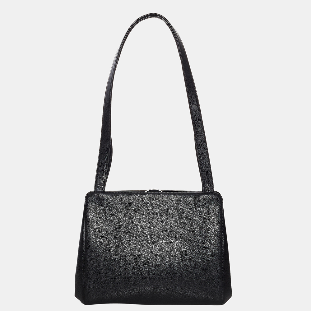 

Chanel Black Caviar Leather Shoulder Bag