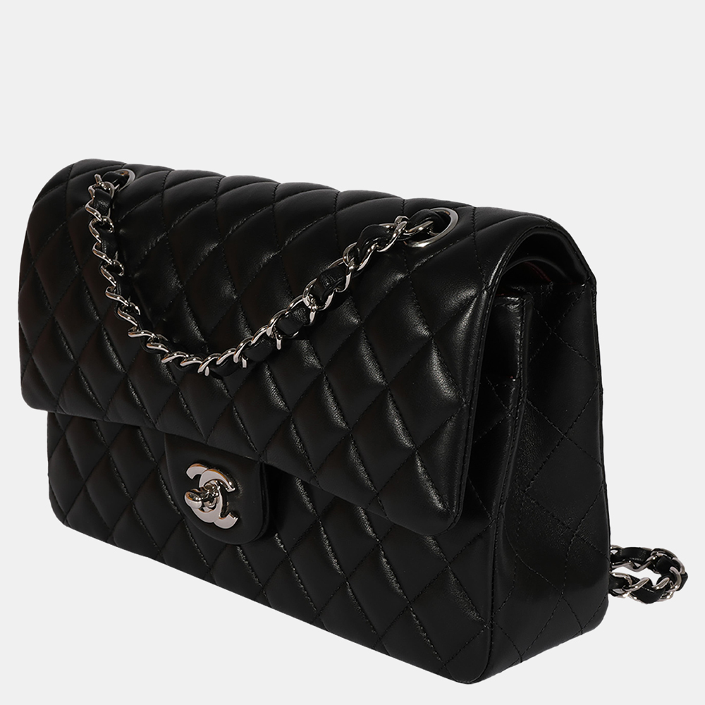 

Chanel Black Quilted Lambskin Medium Classic Double Flap Bag