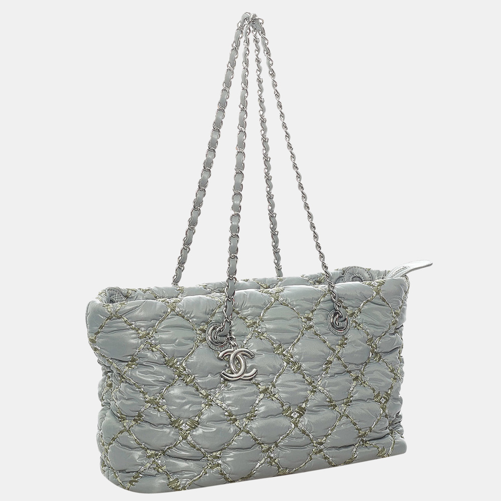 

Chanel Grey Paris-Byzance Tweed On Stitch Shoulder Bag