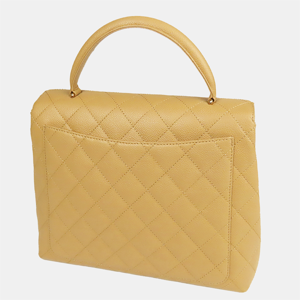 

Chanel Brown Kelly Caviar Leather Handbag