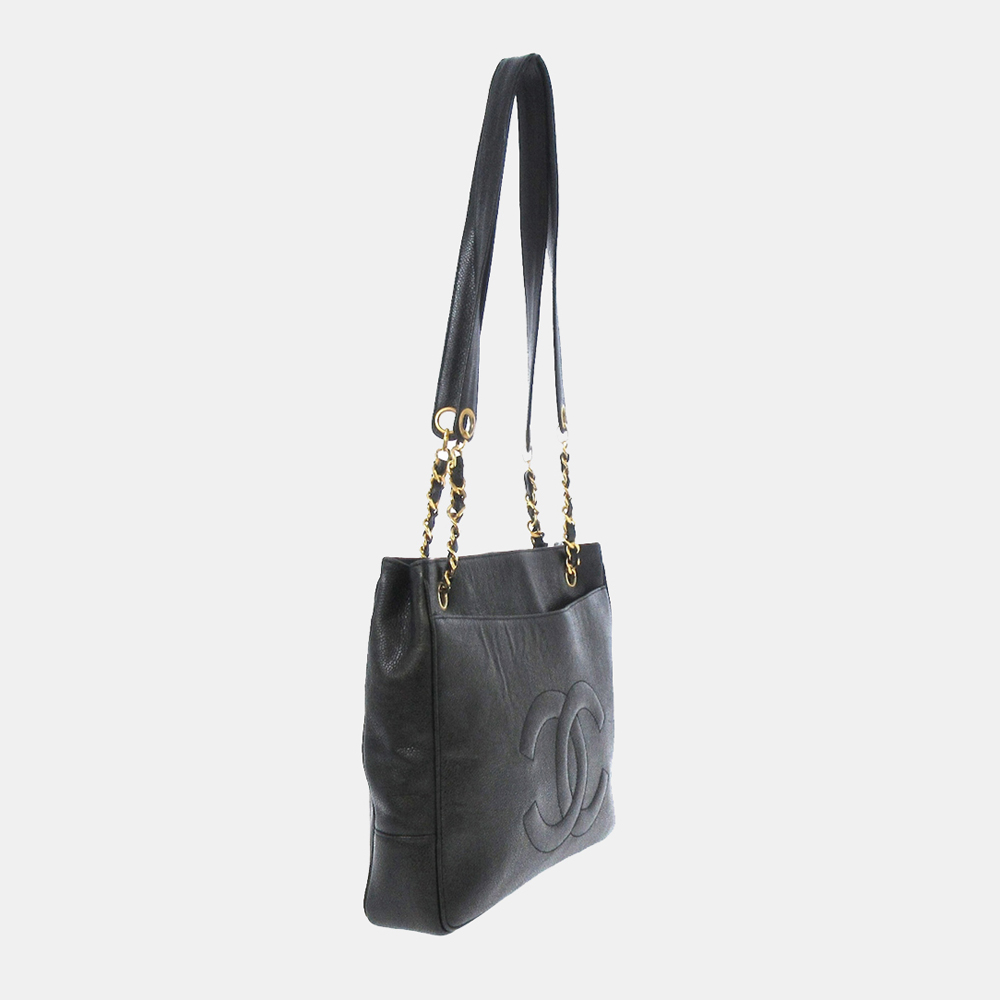 

Chanel Black Caviar CC Tote