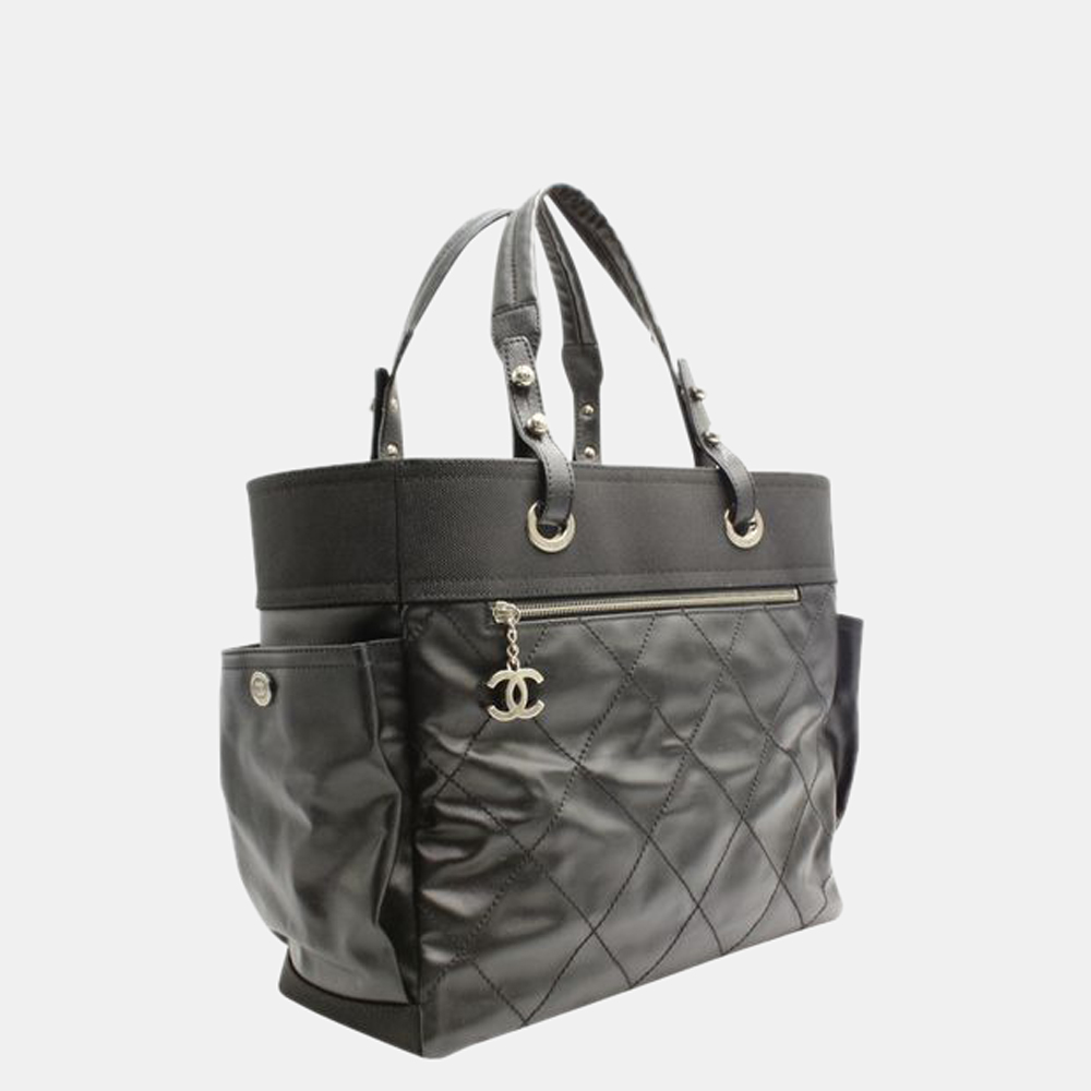 

Chanel Black Paris Biarritz Tote Bag