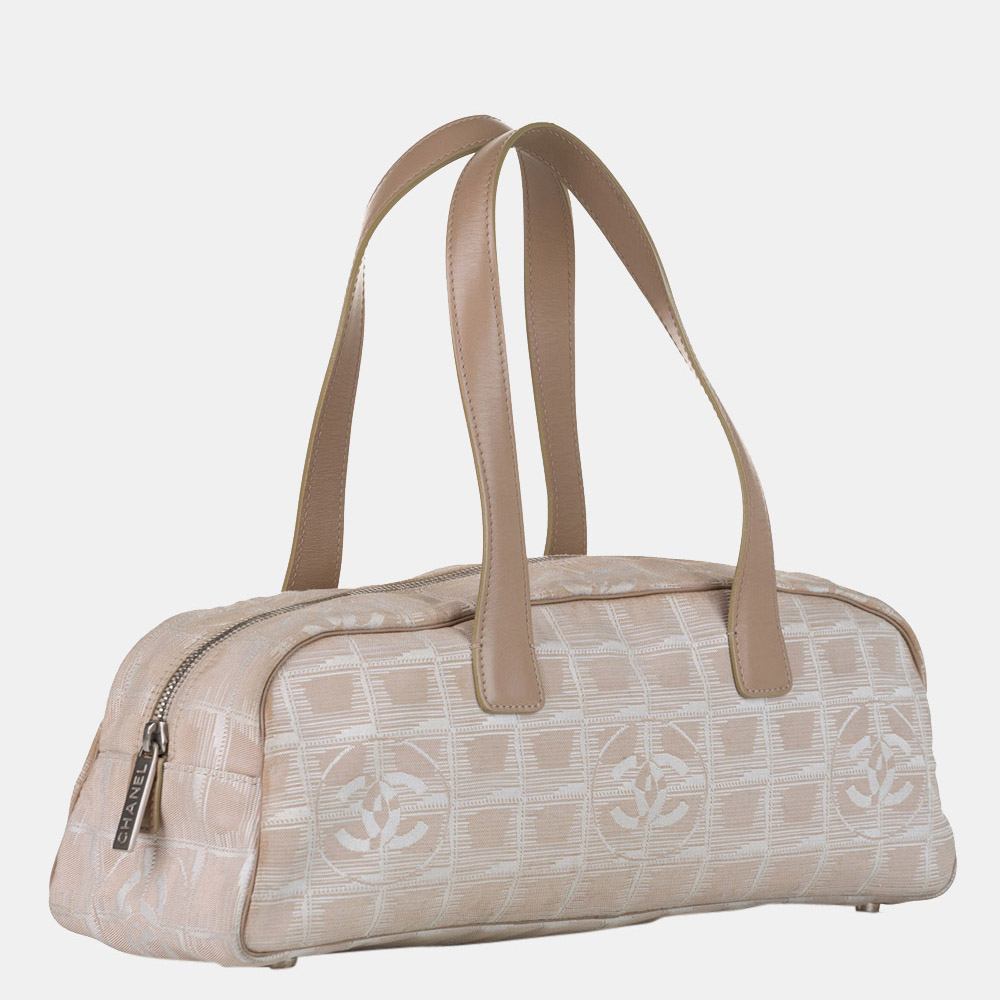 

Chanel Brown New Travel Line Nylon Handbag