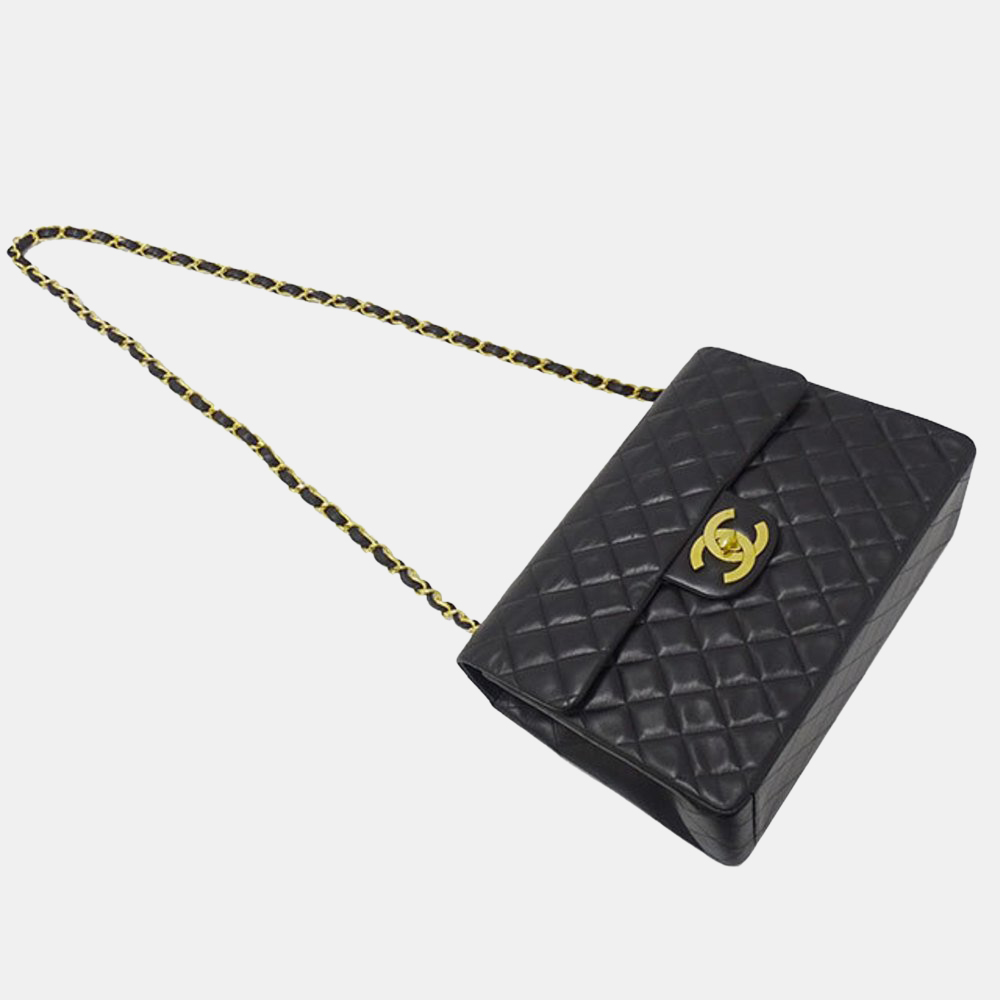 

Chanel Black Quilted Leather Flap Bag