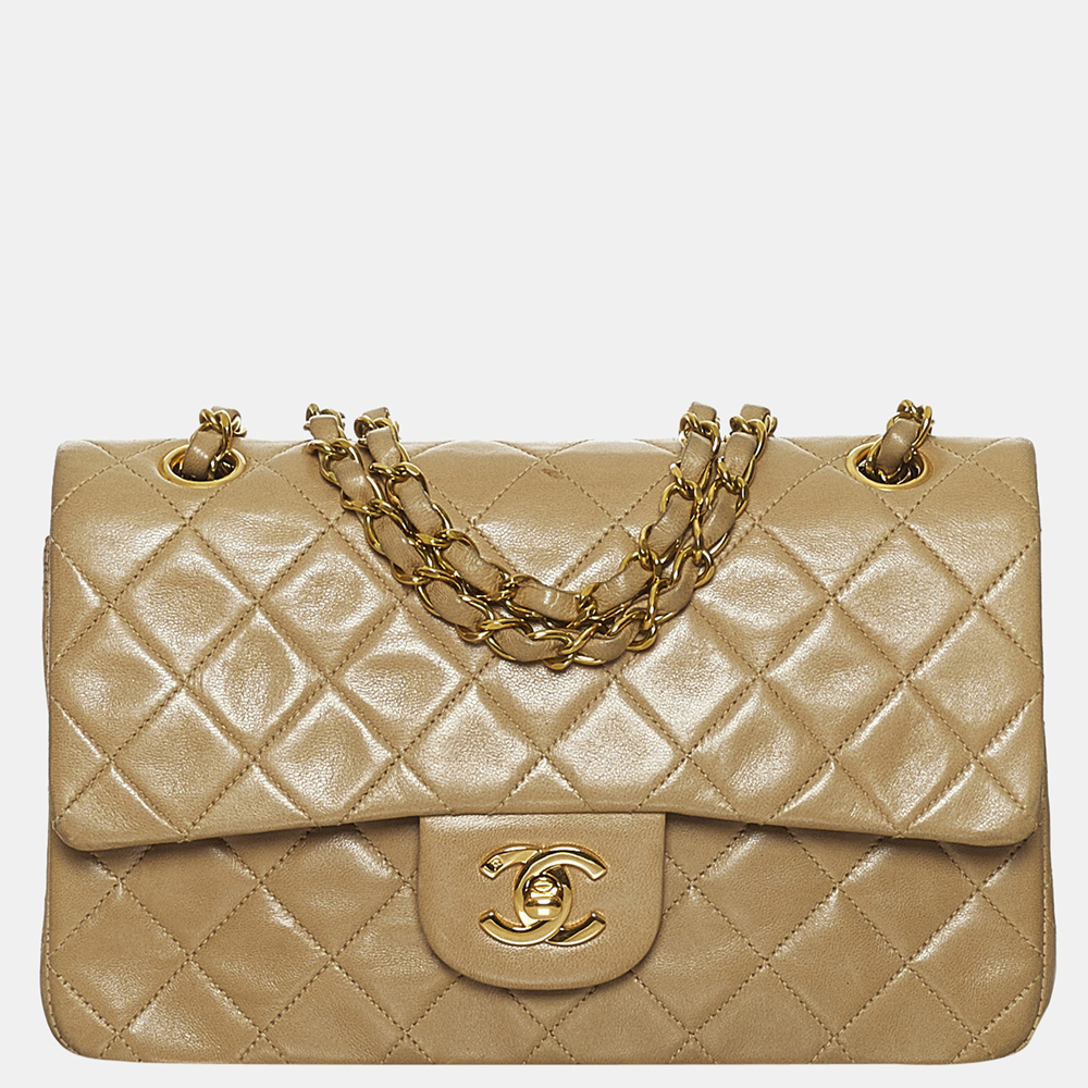 

Chanel Brown Timeless Classic Flap Double