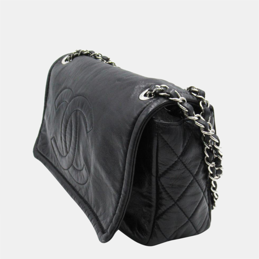 

Chanel Black Timeless CC Leather Flap Bag