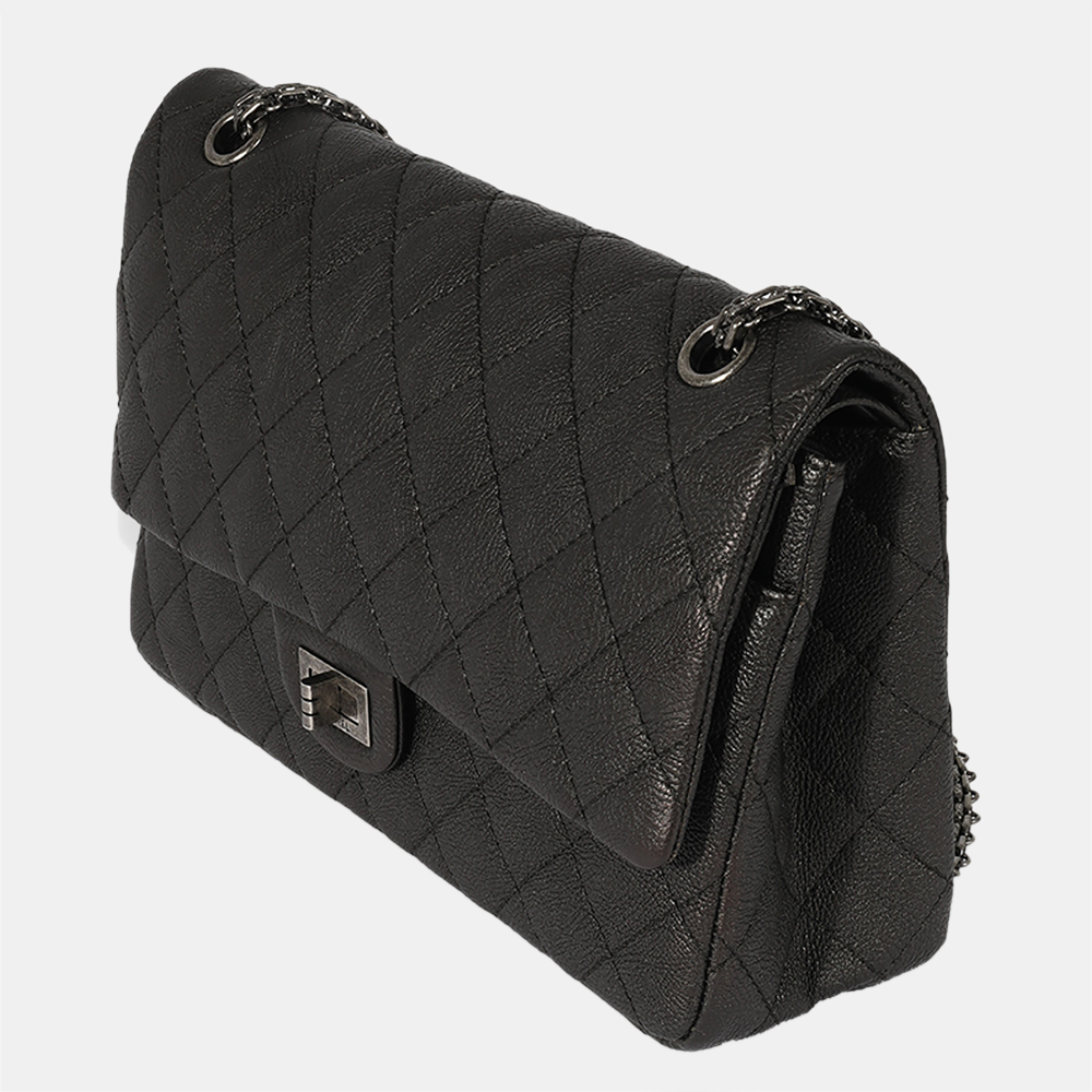 

Chanel Black Leather Reissue 2.55 Shoulder Bag