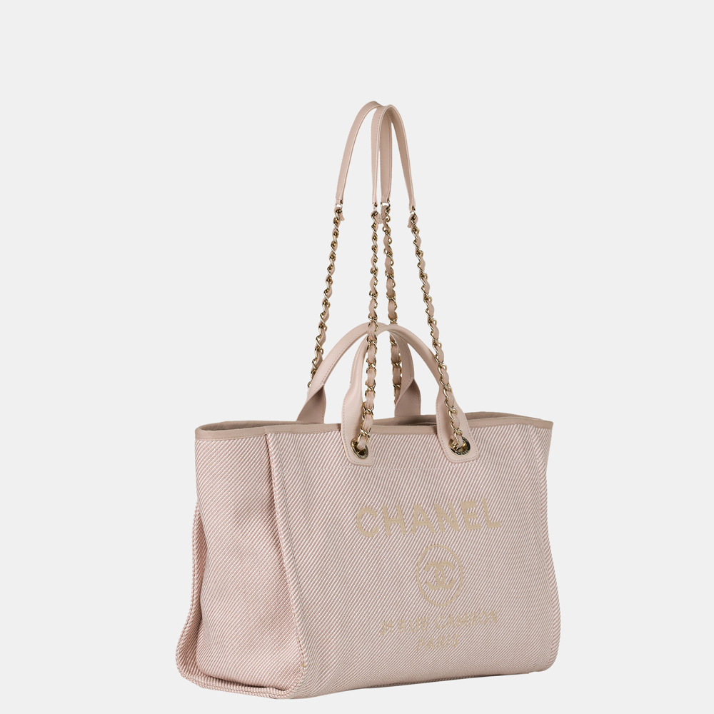 

Chanel Pink Large Dauville Tote