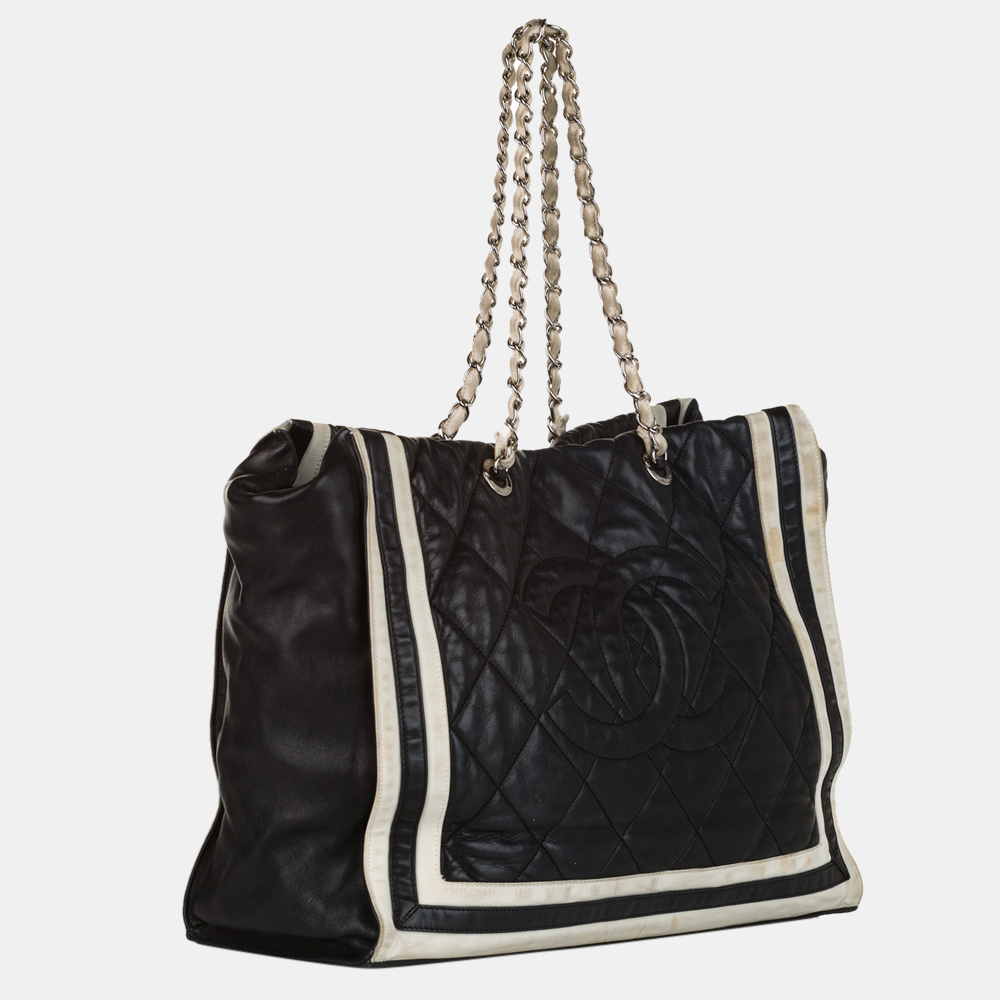 

Chanel Black Paris-Venice Lido Tote Bag