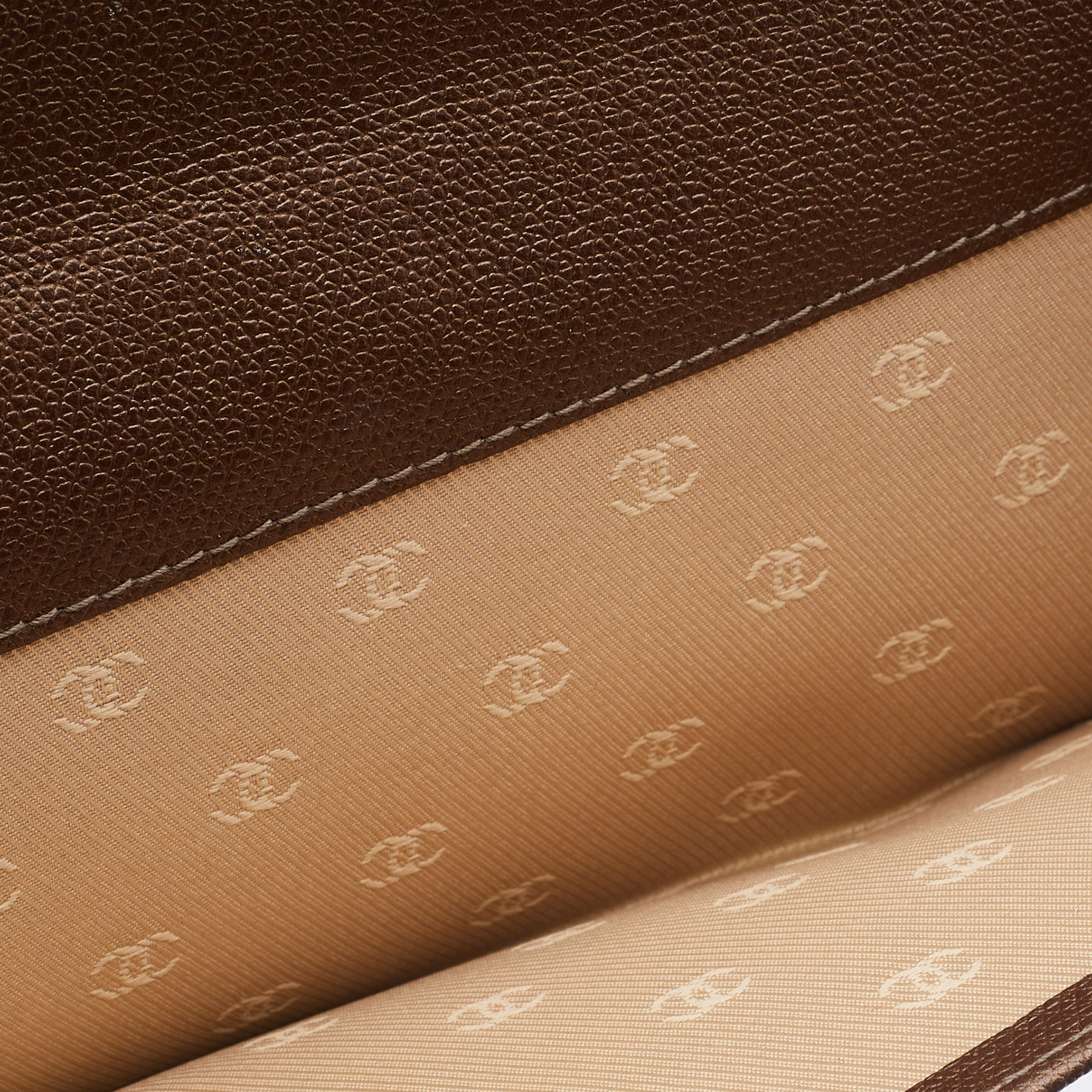 

Chanel Brown Leather Flap Wallet