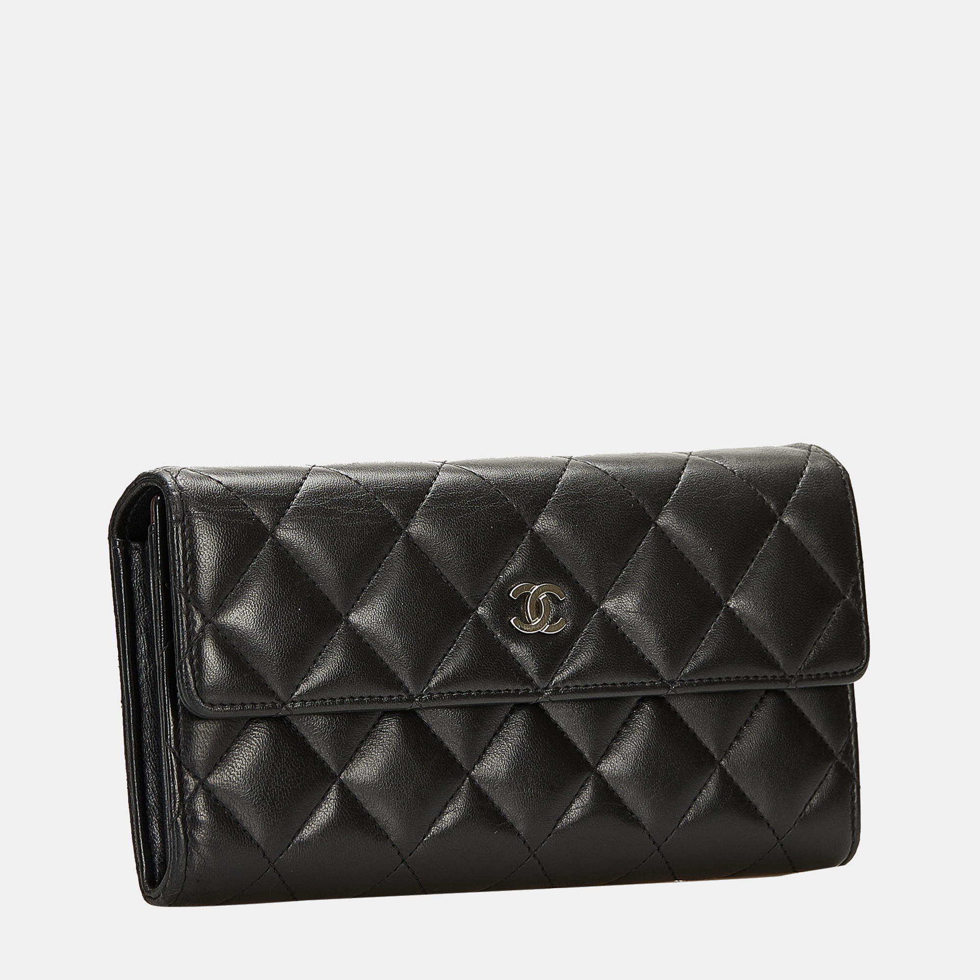 

Chanel Black CC Flap Continental Wallet