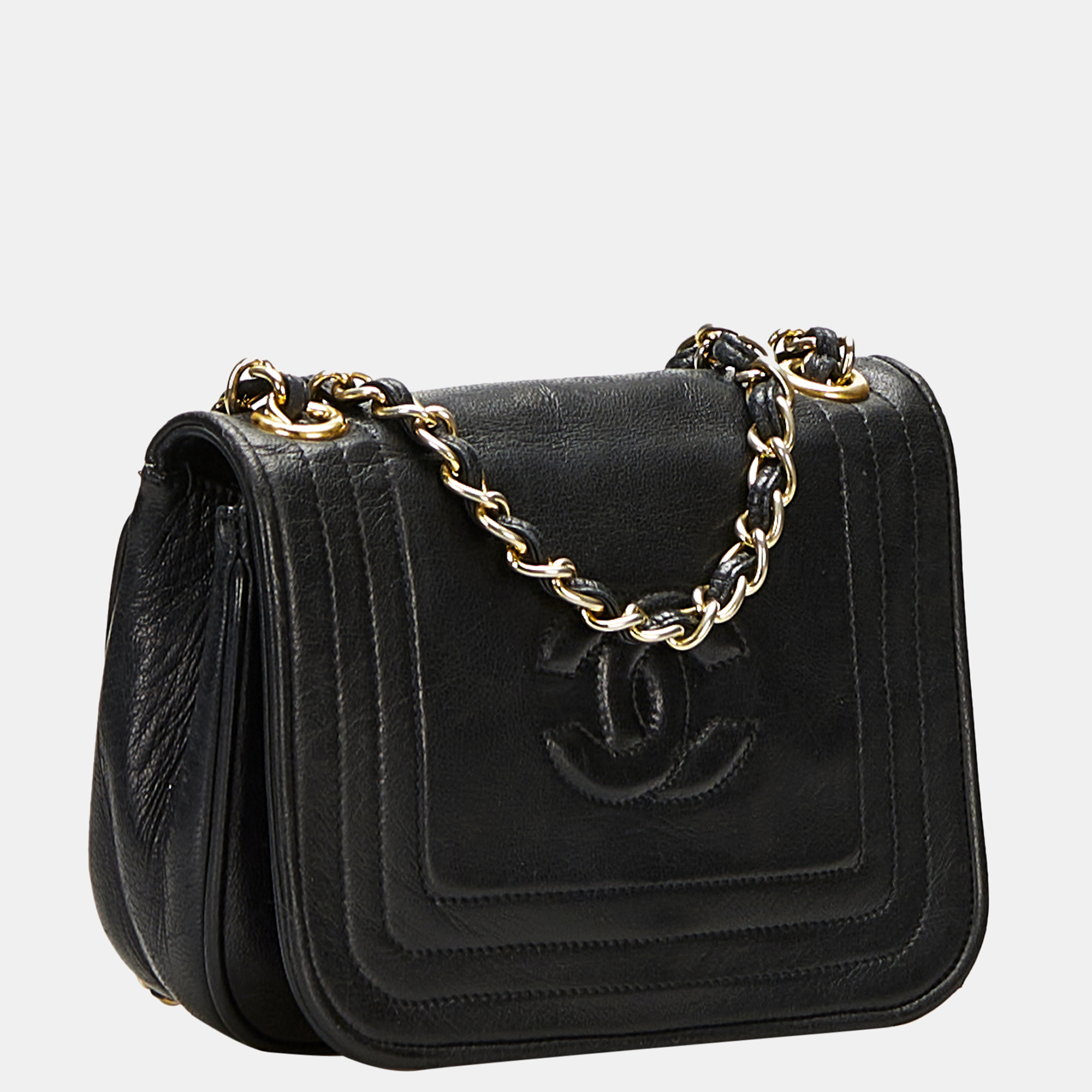 

Chanel Black Mini CC Crossbody Bag